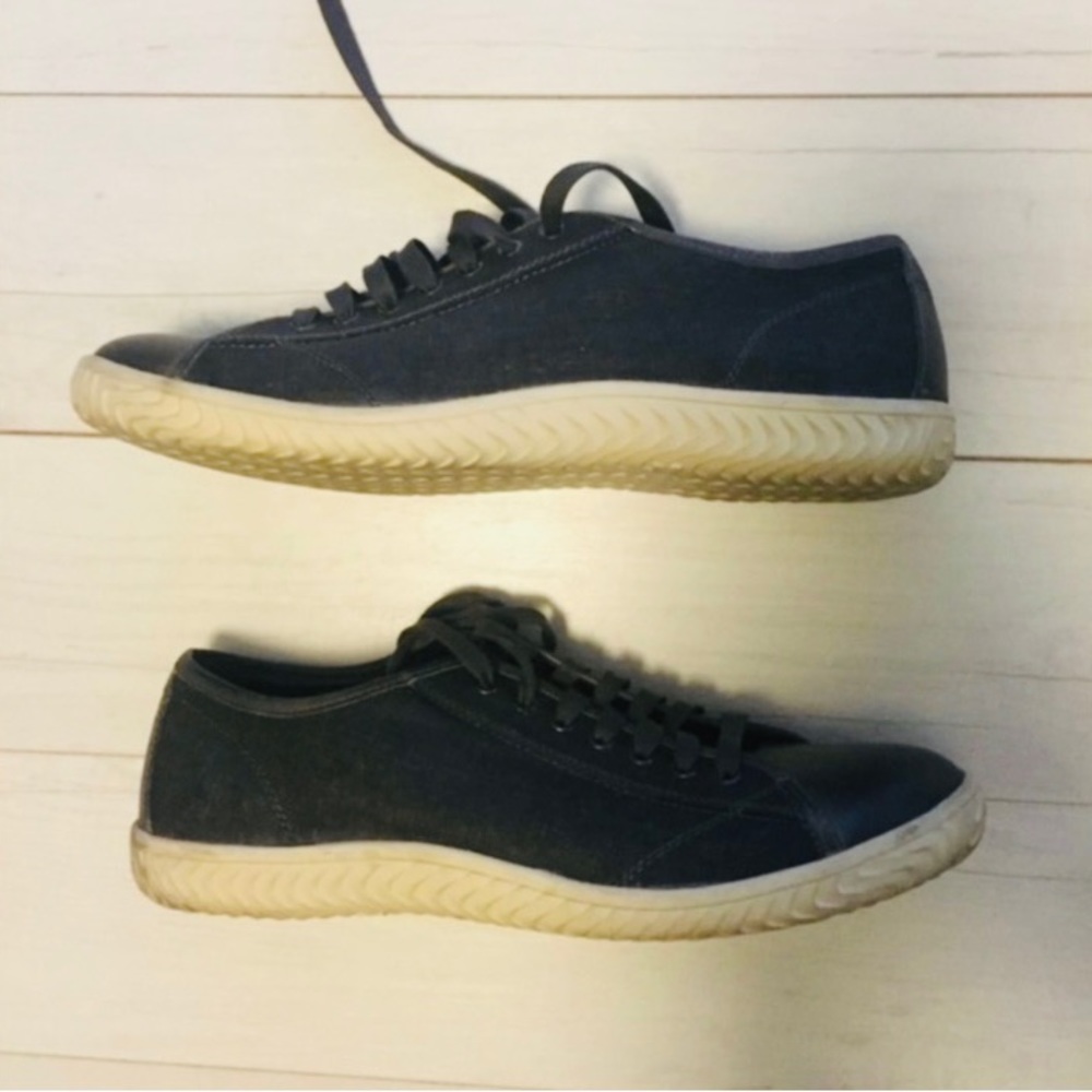 John Varvatos USA Men Sneaker Leather + Canvas